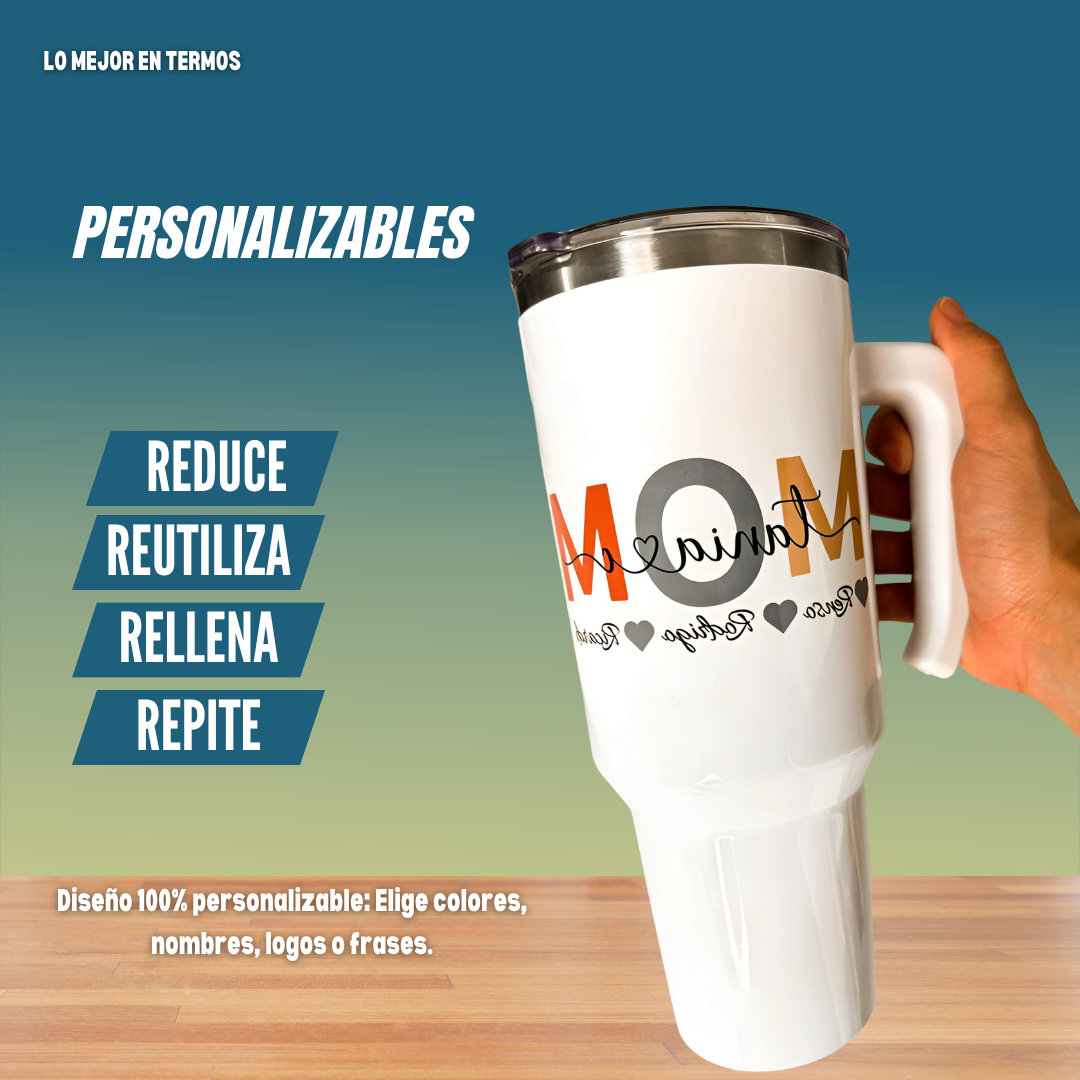 ¡Diseña tu termo, exprésate a tu manera! Usa un termo 100% ecológico