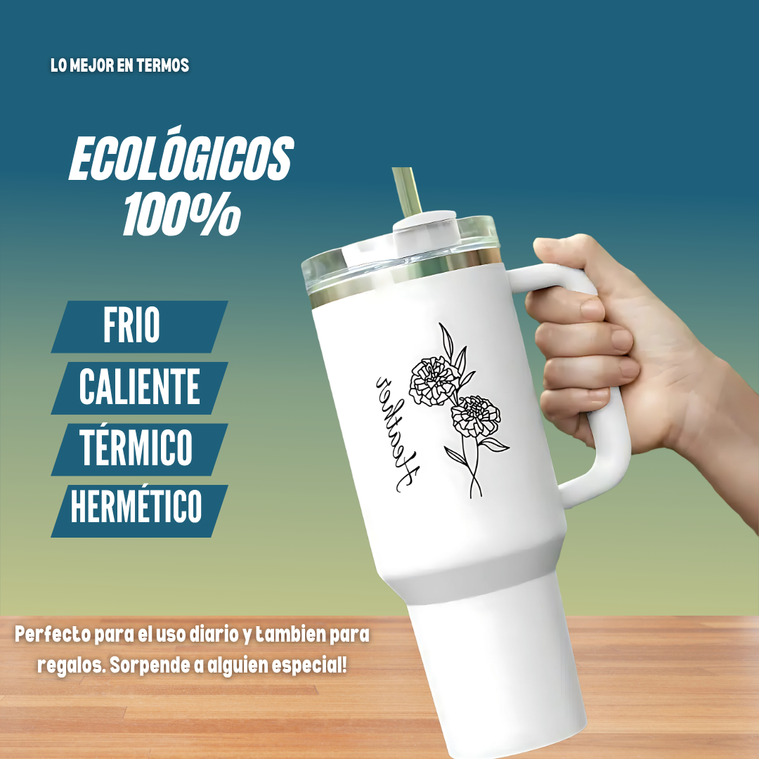 ¡Diseña tu termo, exprésate a tu manera! Usa un termo 100% ecológico