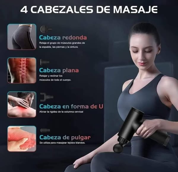 pistola masajeador™ – Masajeador Multizona con Tecnología SmartPulse