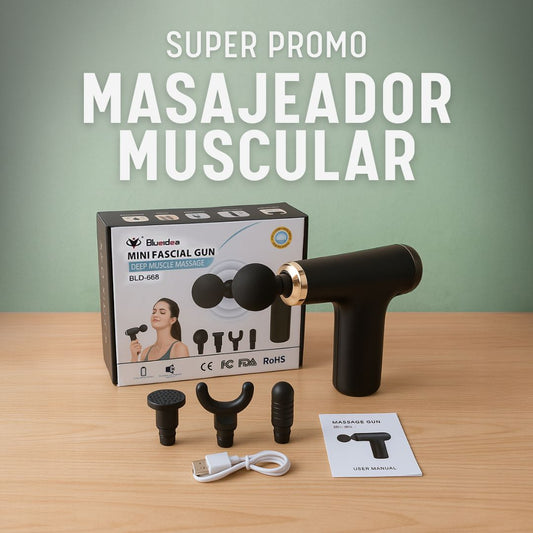 pistola masajeador™ – Masajeador Multizona con Tecnología SmartPulse