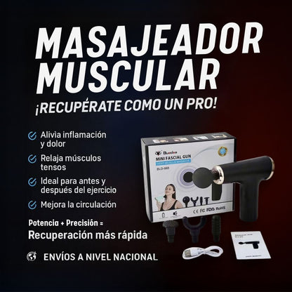 pistola masajeador™ – Masajeador Multizona con Tecnología SmartPulse