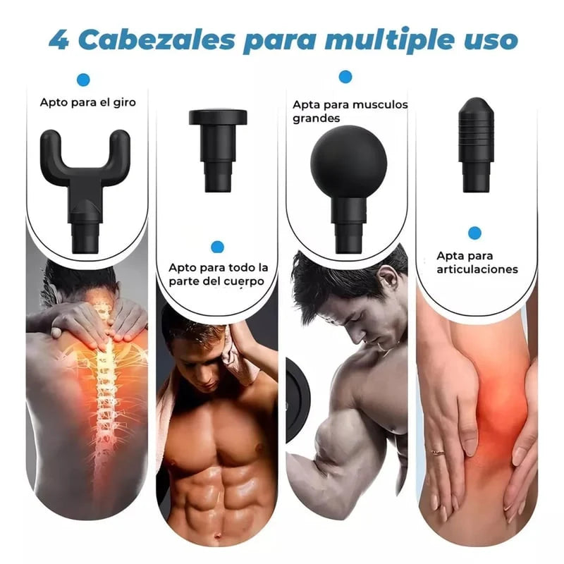 pistola masajeador™ – Masajeador Multizona con Tecnología SmartPulse